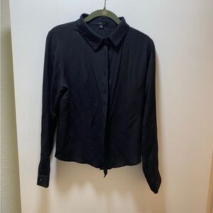 Iris Charcoal Button-Up Shirt